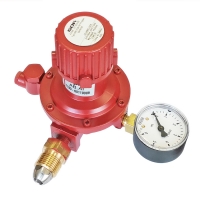 Регулятор давления газа GOK VSR 0126, 24 кг/ч, 0.7–2 бар с манометром